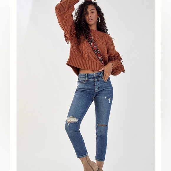 Pilcro Anthropologie Women's Ultra High Rise Slim Straight Jeans - Picture 2 of 10